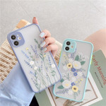 Lavender & Daisy Flower iPhone Case