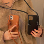 Leather Lanyard iPhone Case