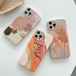 Watercolor Quote iPhone Case