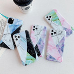 Colorful Geometric Marble iPhone Case