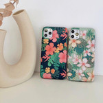 Flower With Banana Leaf iPhone Case