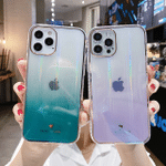 Gradient Color Transparent iPhone Case