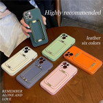 For iPhone 13 Female Leather Phone Case