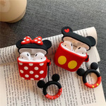 ✨Mickey & Minnie Pearls✨ Wireless Bluetooth Silicone Case For Apple Airpods