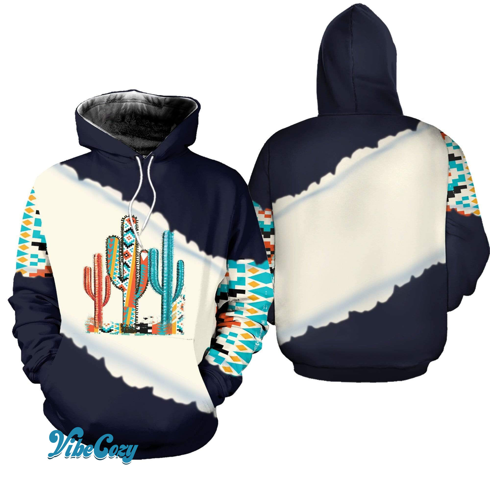 Colorful Cactus Lover Christmas Hoodie 3D Xmas Gifts #121220L