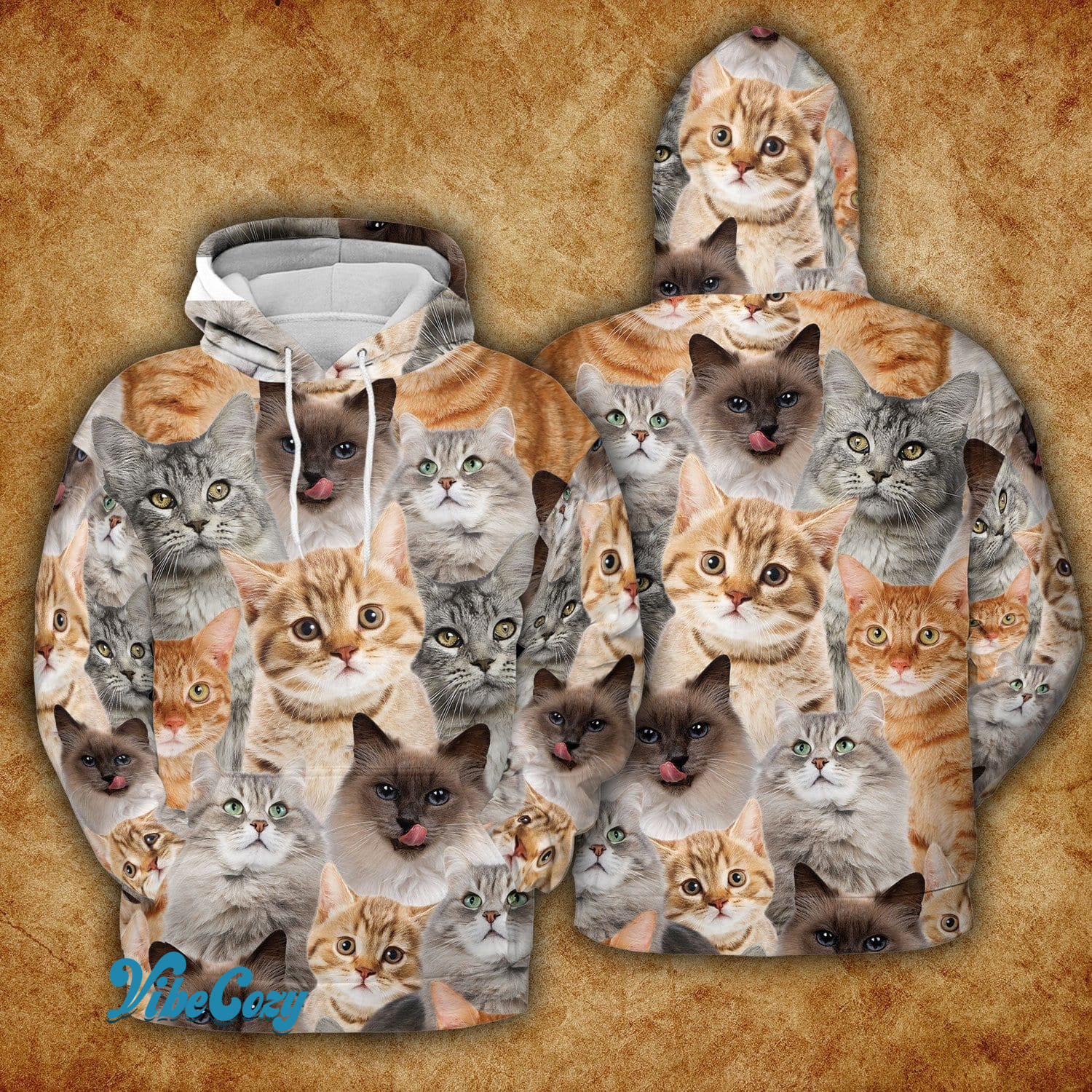 Cute Kittens Cat Lover Hoodie 3D #26721L