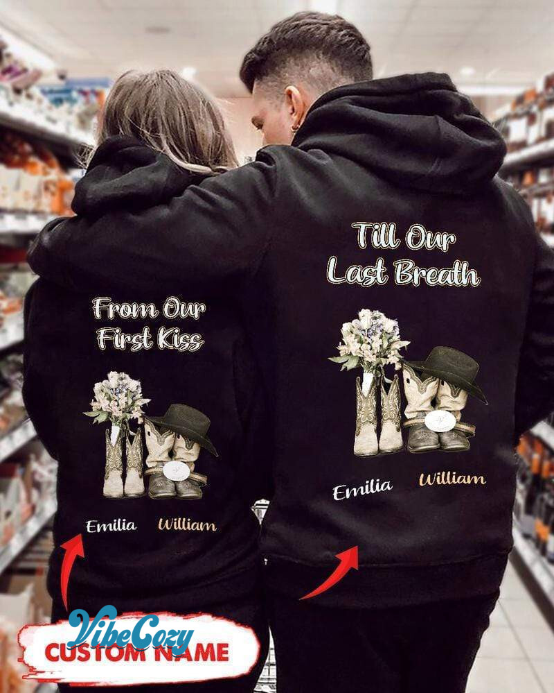 Couple Cowgirl Cowboy Till Our Last Breath Hoodie #V