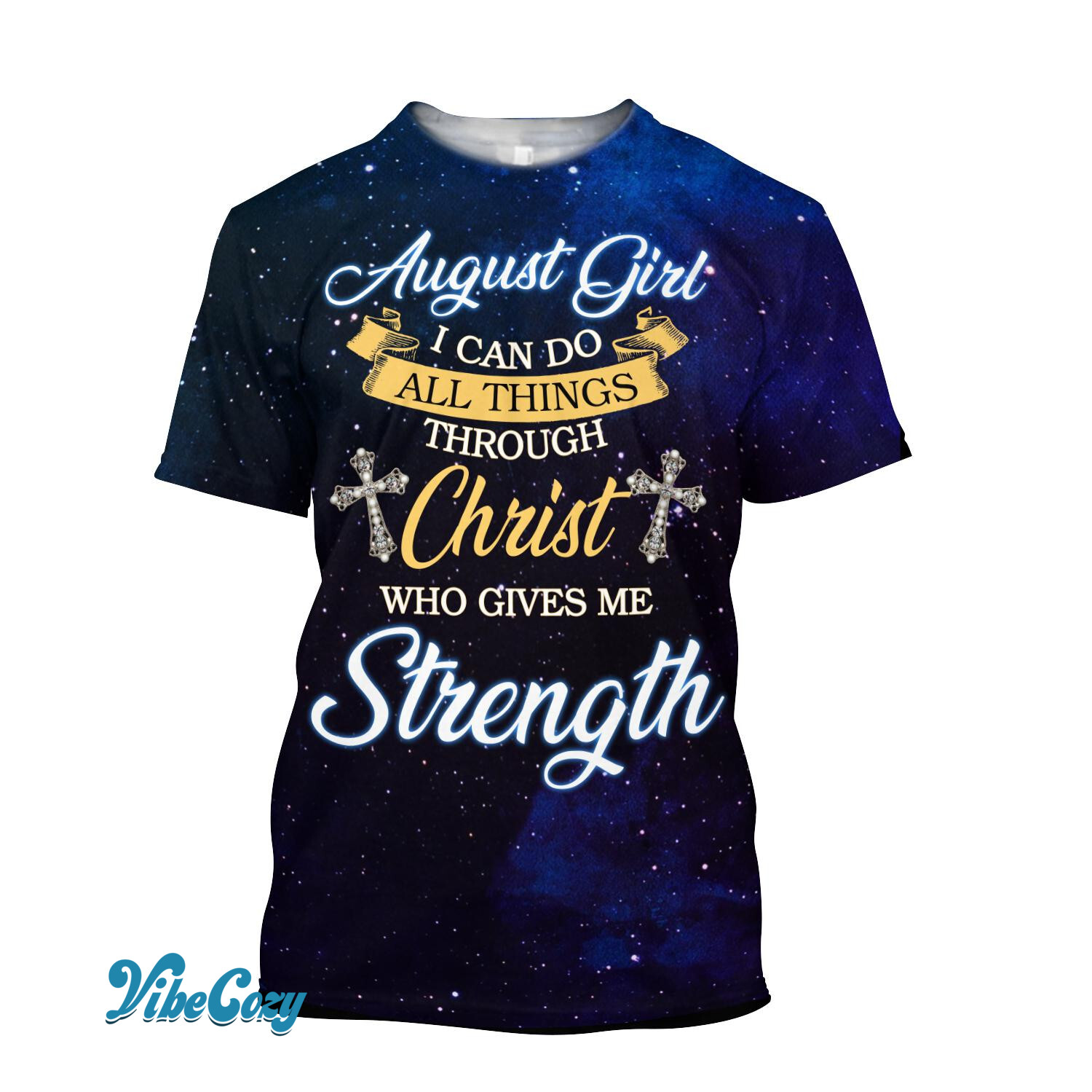 August Girl I Can Do All Things Through Christ Who Give Me Strength Combo Hoodie+ Legging DQB08122005-TA