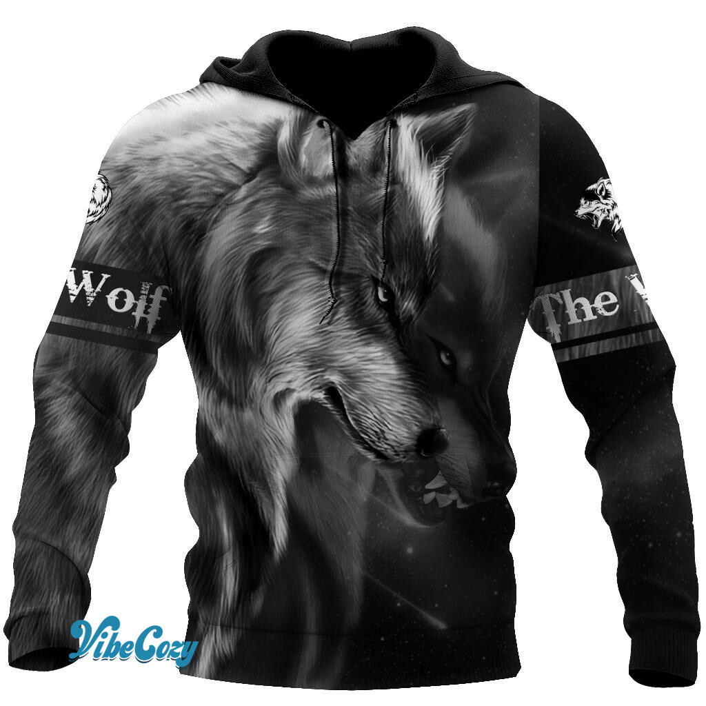 Tattoo Wolf 3D All Over Printed Hoodie For Men and Women DAST19102001-TN