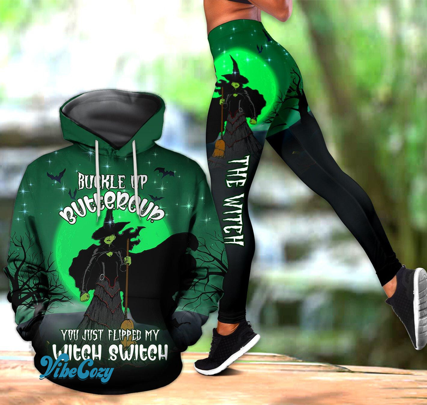 Buckle Up Buttercup You Just Flipped My Witch Switch Combo Hoodie + Legging NTN09232001-TN