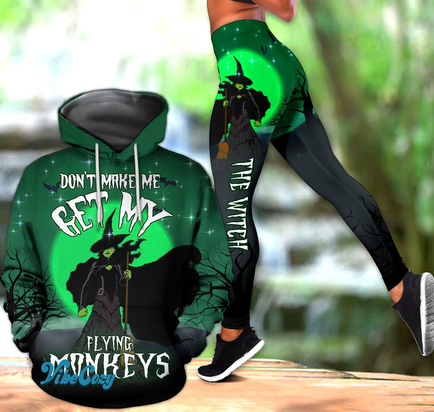Don't Make Me Get My Flying Monkeys Witch Combo Hoodie + Legging NTN09232002-TN