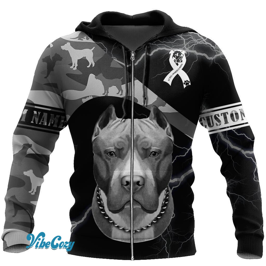 Save A Pitbull Euthanize A Dog Fighter Custom Name Hoodie Shirt for Men and Women DD09212001S-TN