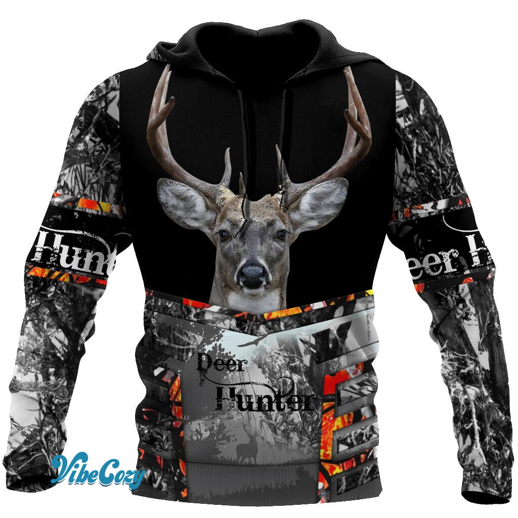 Deer Hunting Hoodie 3D All Over Printed Shirts For Men LAM20110802-LAM