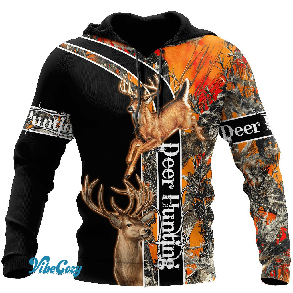 Deer Hunting Hoodie 3D All Over Printed Shirts For Men LAM20250801-LAM