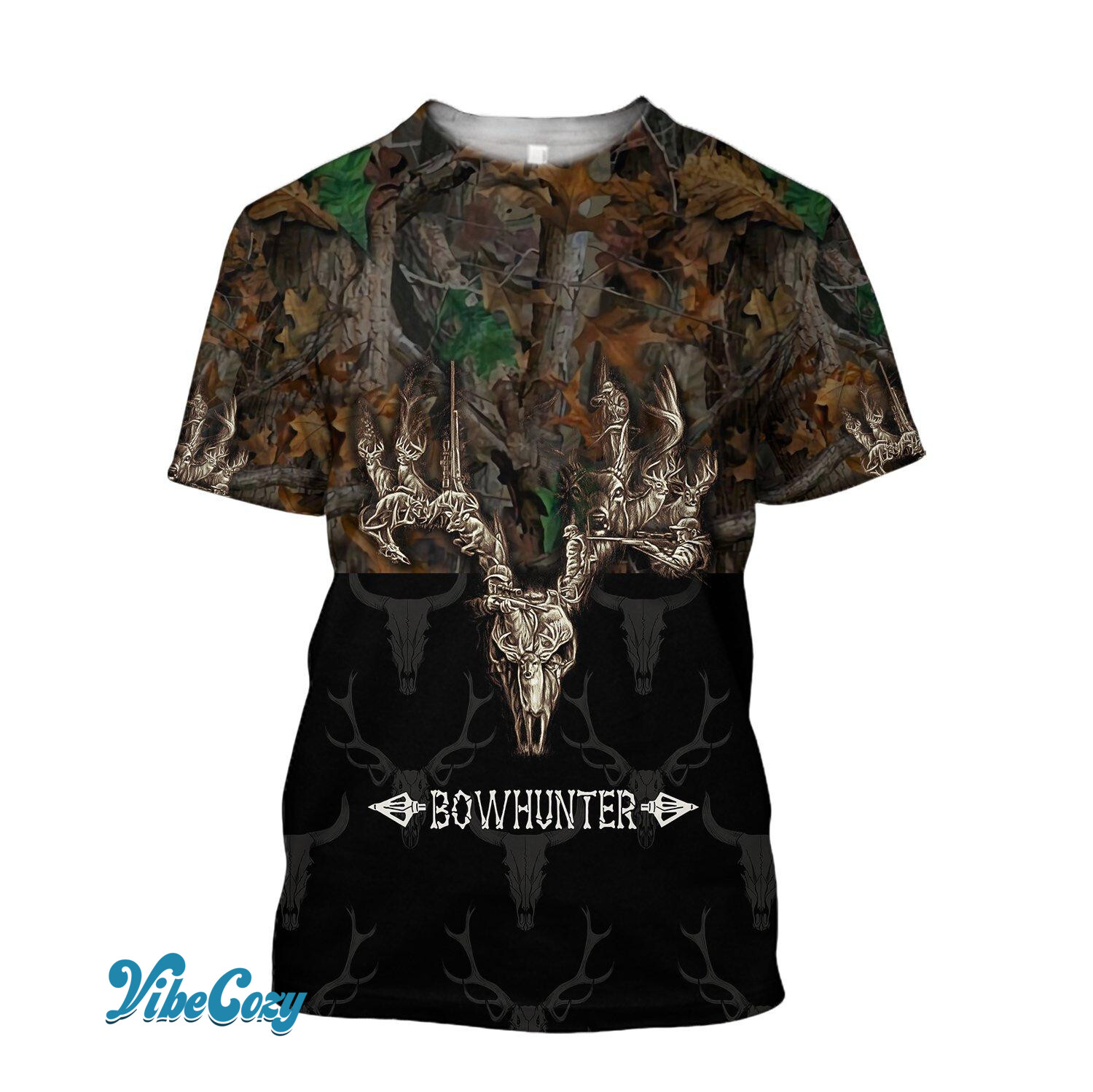 3D All Over Print Deer Hunter Hoodie NTN08112001-TN