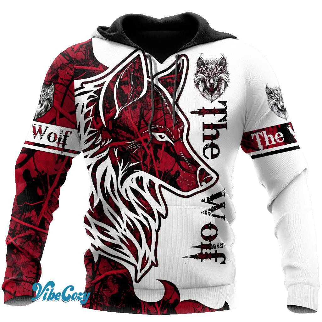 Wolf Tattoos Hoodie T Shirt For Men and Women Pi230401-NM
