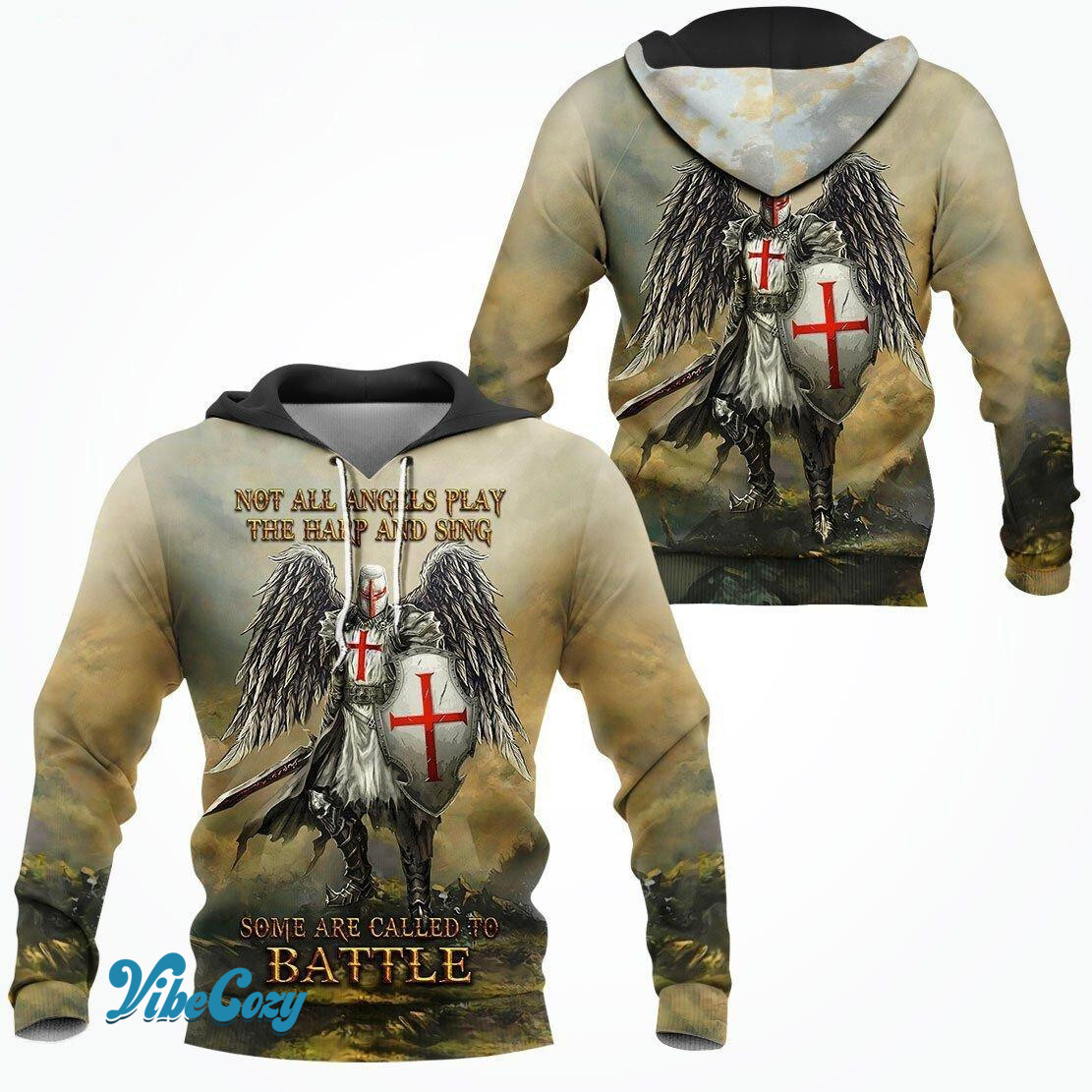 Knight Templar 3D All Over Printed Shirt Hoodie MP931