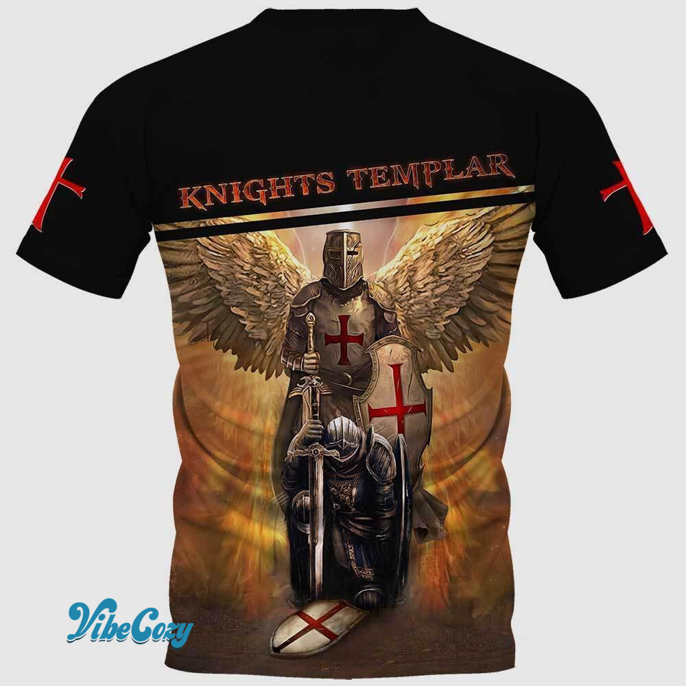Knight Templar 3D All Over Printed Shirt Hoodie MP935