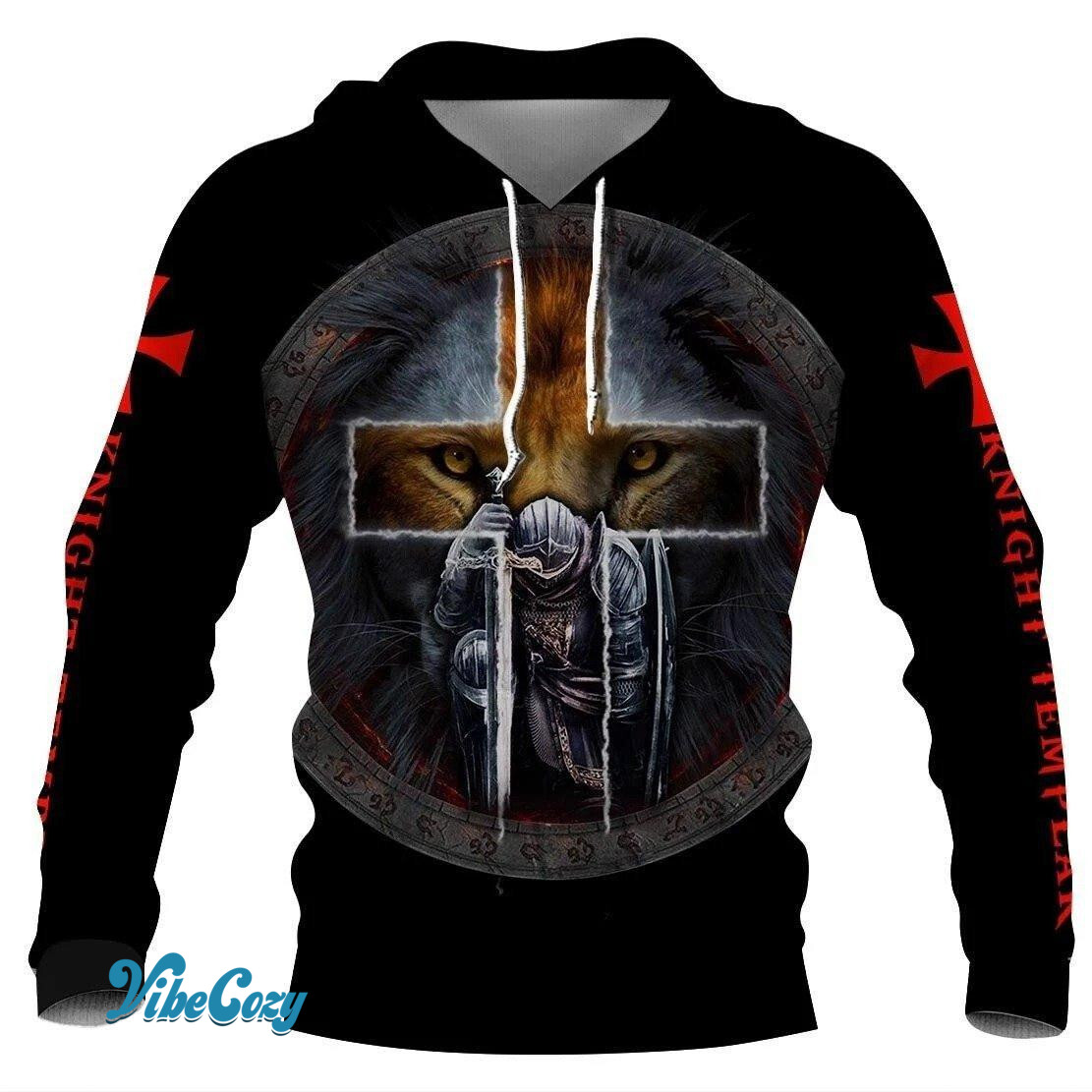 Knight Templar 3D All Over Printed Shirt Hoodie MP934