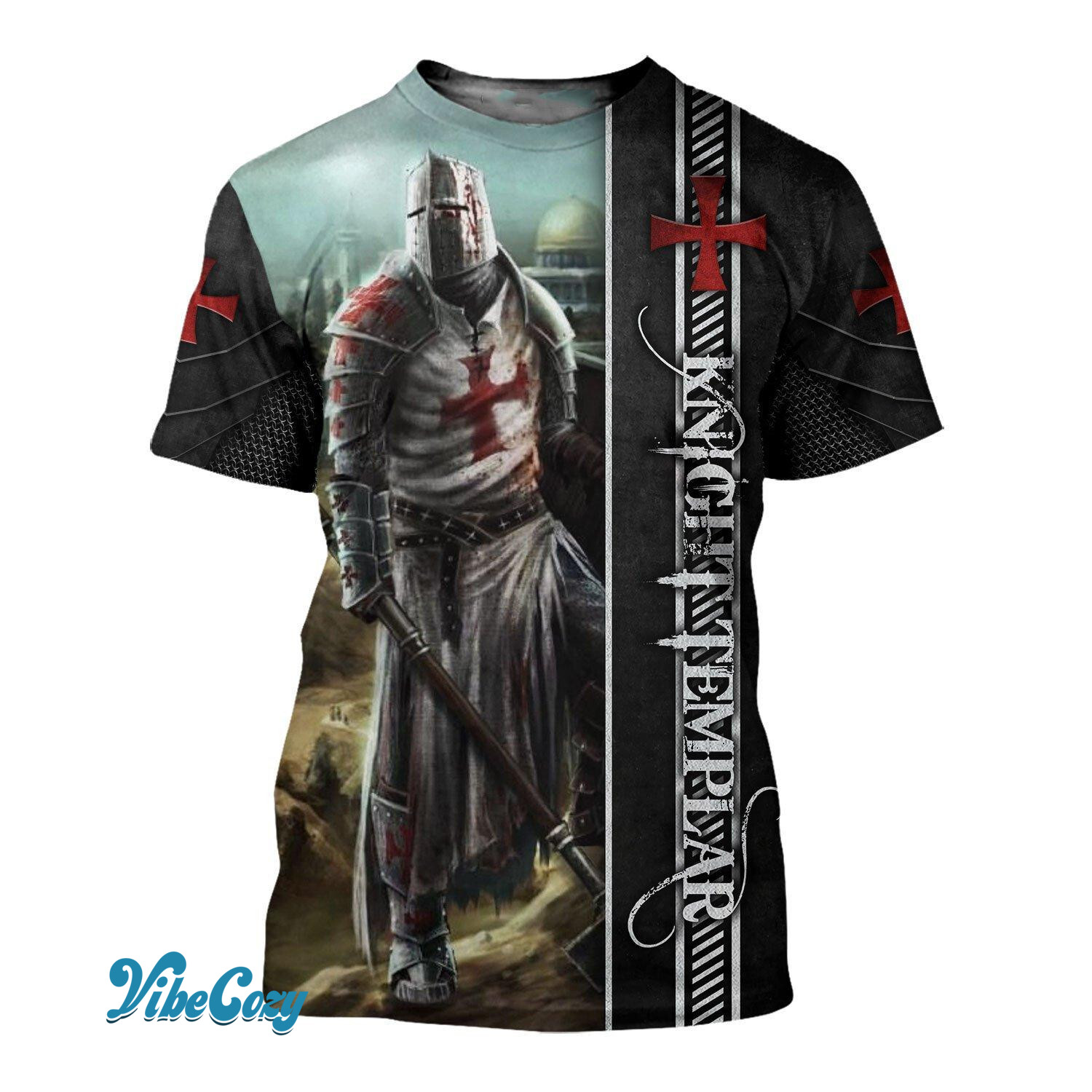 Knight Templar 3D All Over Printed Shirt Hoodie MP920