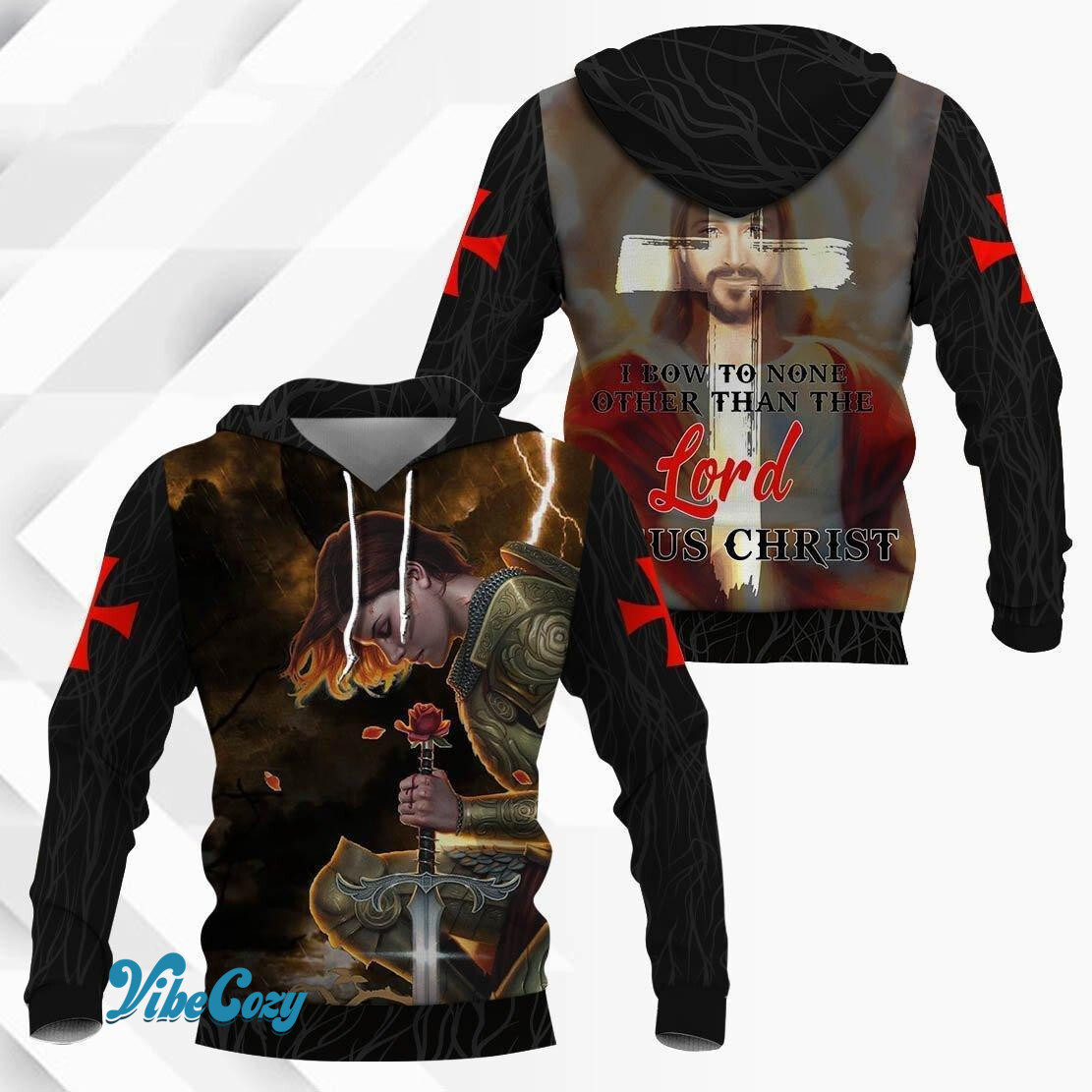 Knight Templar 3D All Over Printed Shirt Hoodie MP932