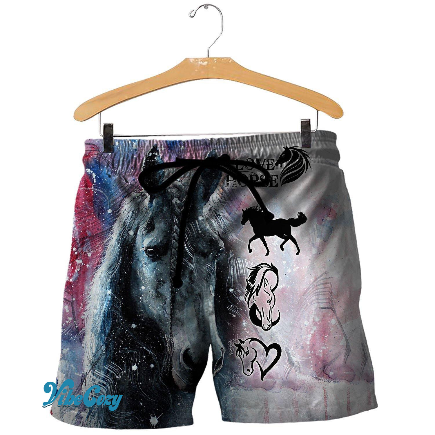 Love Beautiful Winter Horse Art 3D All Over Printed Shirt Hoodie For Men And Women MP050403
