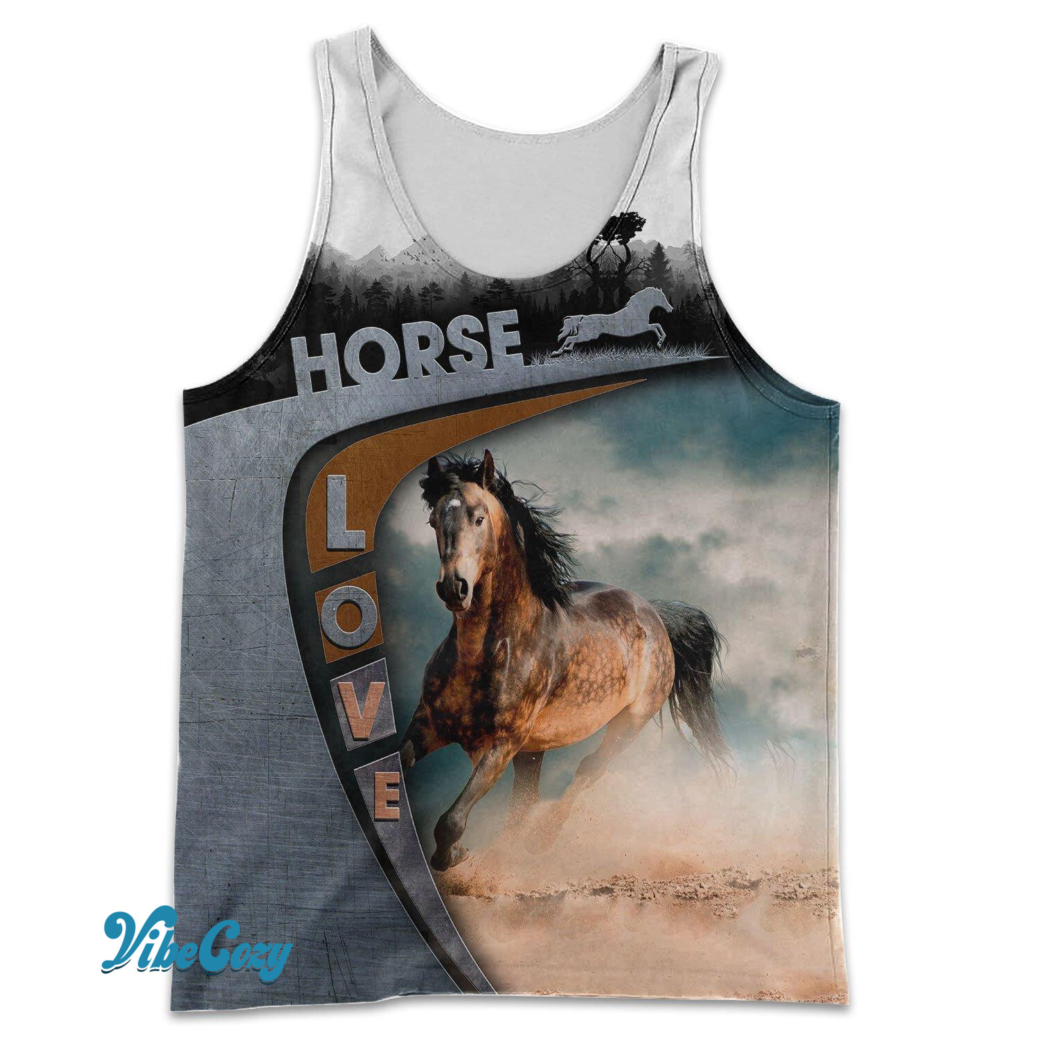 Love Horse 3D All Over Printed Shirt Hoodie For Men And Women MP050404