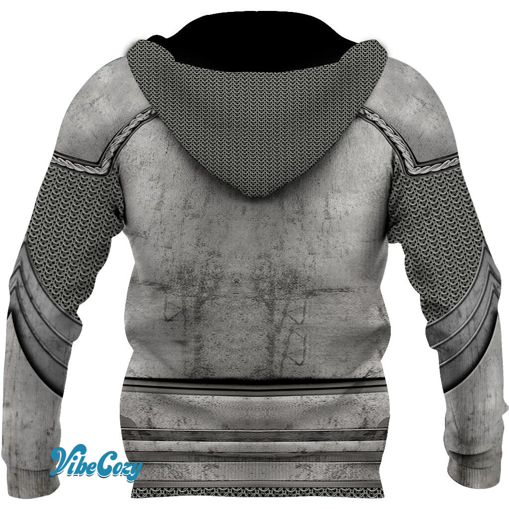Knight Templar 3D All Over Printed Hoodie Chainmail JJ260201-MP