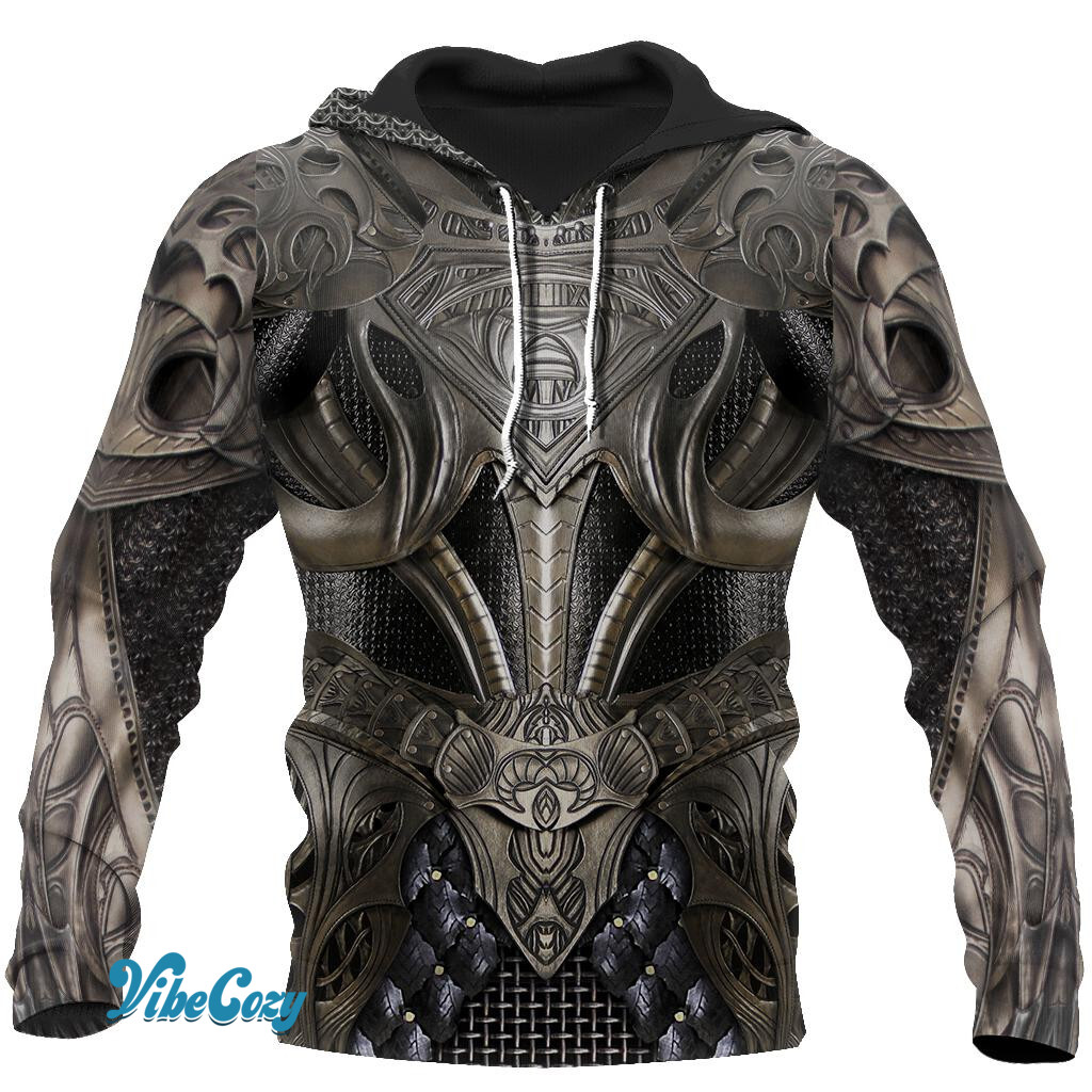 3D Printed Hoodie Chainmail Knight Armor Clothes JJ060304-MP