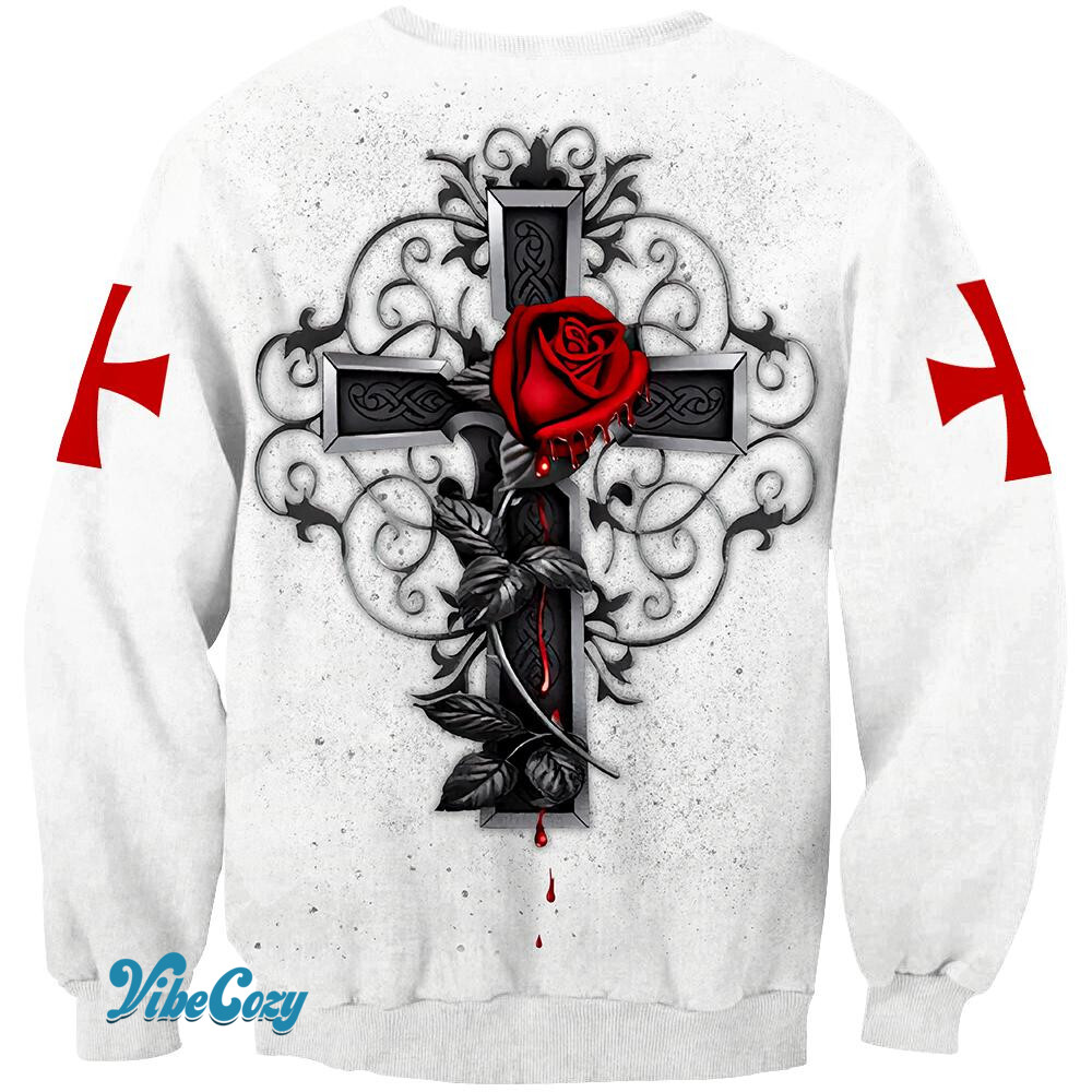 The Cross 3D All Over Printed Shirt Hoodie JJ020403-MP