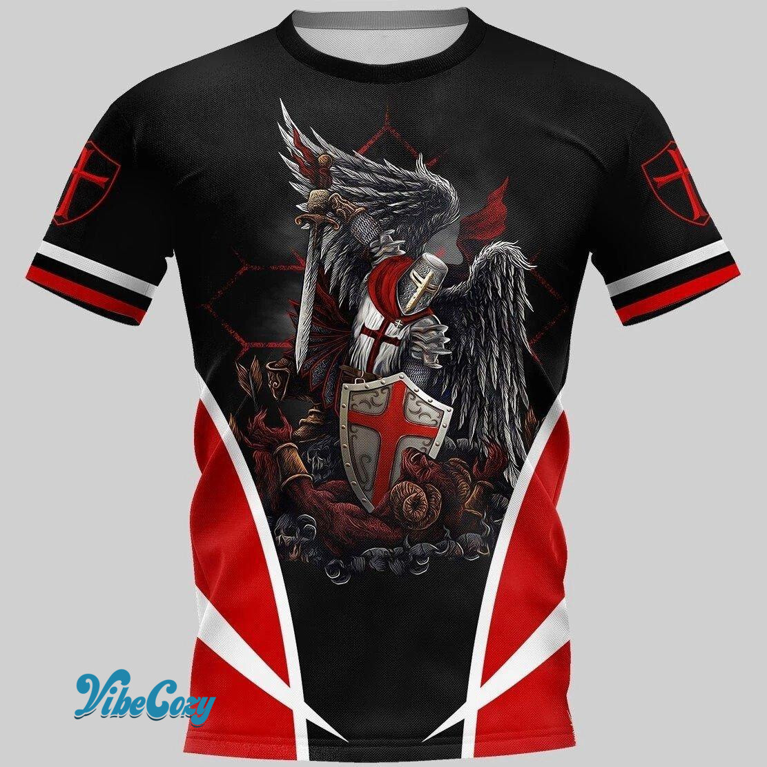 Knight Templar 3D All Over Printed Shirt Hoodie MP936