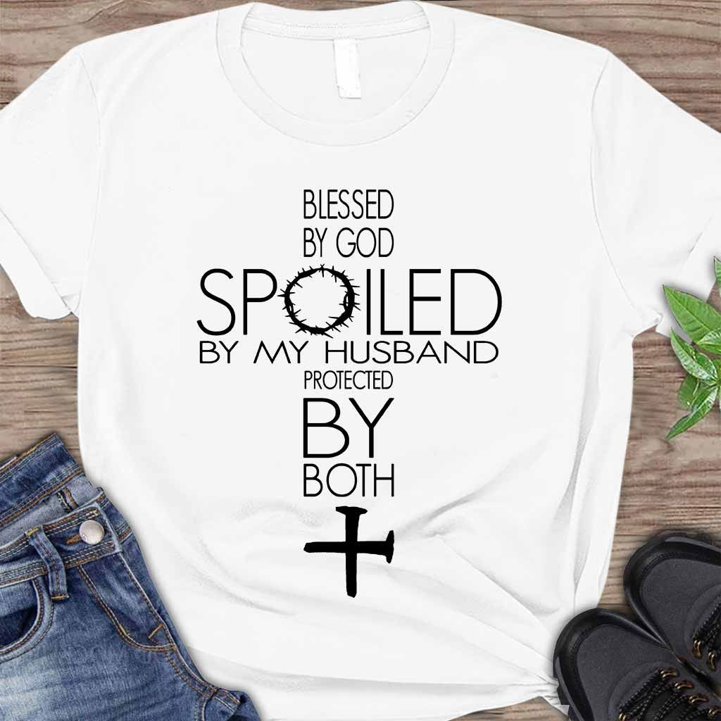 Blessed By God - Husband And Wife T-shirt And Hoodie