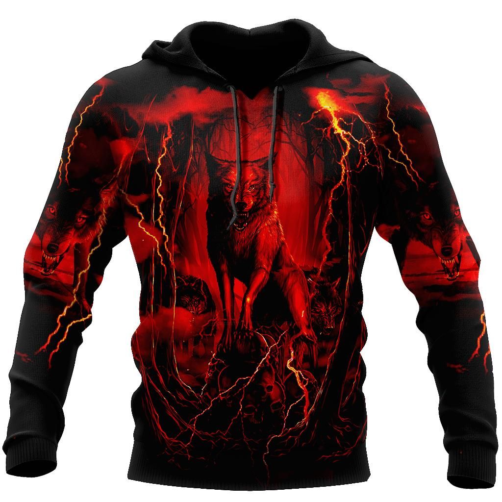 Wolf 3D All Over Printed Hoodie For Men and Women AM082070-TN