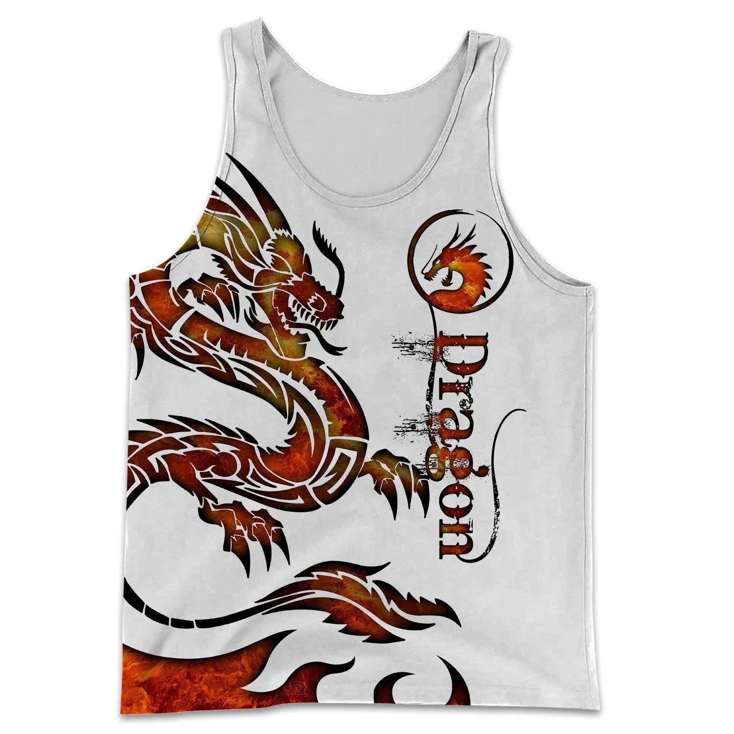 3D Tattoo and Dungeon Dragon Hoodie T Shirt For Men and Women NM050948