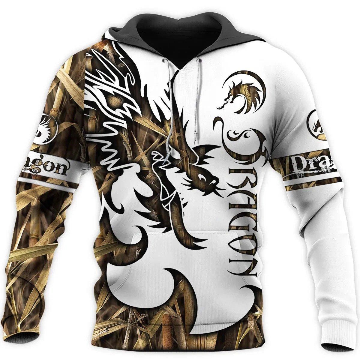 3D Tattoo and Dungeon Dragon Hoodie T Shirt For Men and Women NM050944