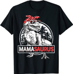 Mamasaurus Dinosaur Funny Mama Saurus Family Matching T Shirt Hoodie Sweater H94