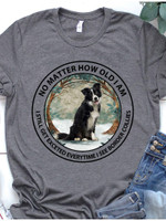 Collies no matter how old i am i still get excited everytime i see border collies T Shirt Hoodie Sweater VA95