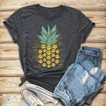 Pineapple Dog's Footprints Classic Unisex Short Sleeve Tshirt
