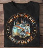 Camera Not all those who wander are lost T shirt Hoodie Sweater VA95