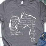 Horse i'll be your comfort i'll alway be by your side T shirt Hoodie Sweater H97