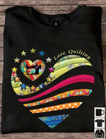 Sewing love quilting T shirt Hoodie Sweater H97