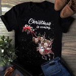 Christmas is coming T shirt Hoodie Sweater N98