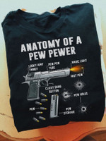 Gun anatomy of a pew pewer T shirt Hoodie Sweater H97