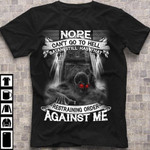 Grim reaper nope can't go to hell satan still has that restraining order against me T shirt Hoodie Sweater N98