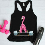 Flamingo lift the weight T shirt Hoodie Sweater H97