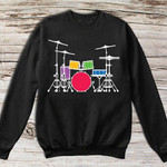 Playing drums T shirt Hoodie Sweater H97