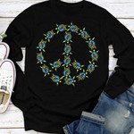 Turtle peaceful graphics T shirt Hoodie Sweater H97