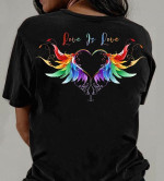 LGBT love is love T shirt Hoodie Sweater N98