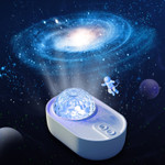 Starry Sky Projector Night Light Spaceship Galaxy LED Projection Light USB Charging Children's Bedroom Family Party Decoration