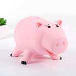 Toy Story 4 Cute Pink Ham Pig Hamm Cartoon Doll Model Decoration Savings Piggy Bank Children's Birthday Gift